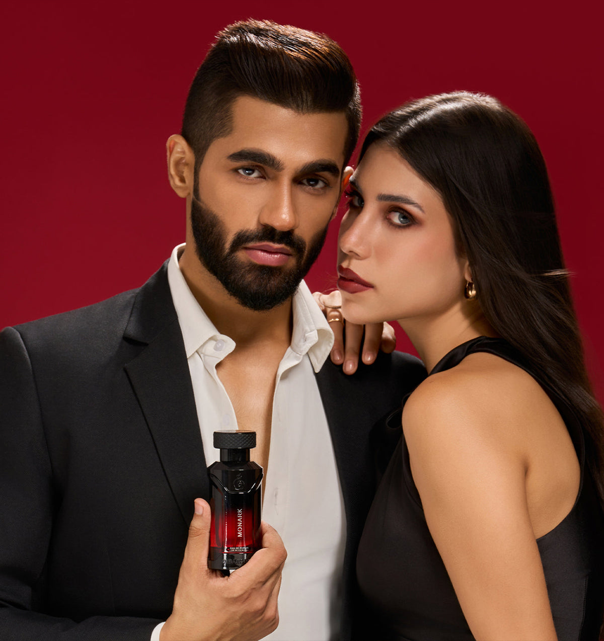 Embarouge Monark Luxury perfume for him Eau De Parfum 100ml - showing it’s best for Evenings &amp; Date Nights lifestyle shoot