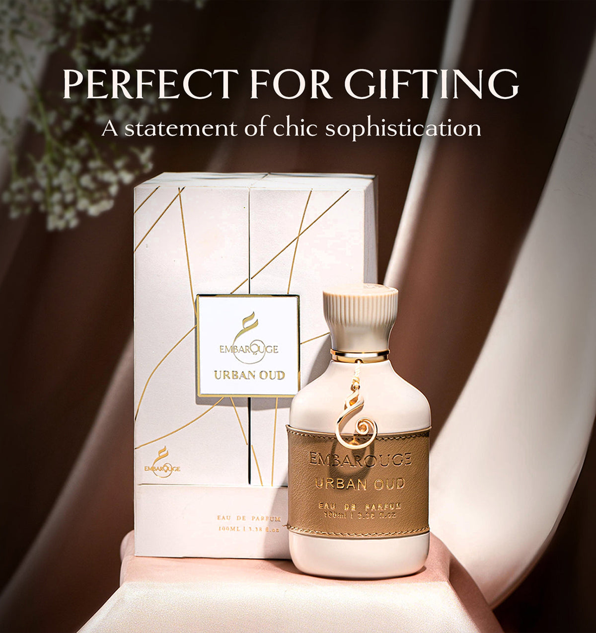 Embarouge Urban Oud Luxury perfume for him Eau De Parfum 100ml - Highlighting it’s Perfect for gifting