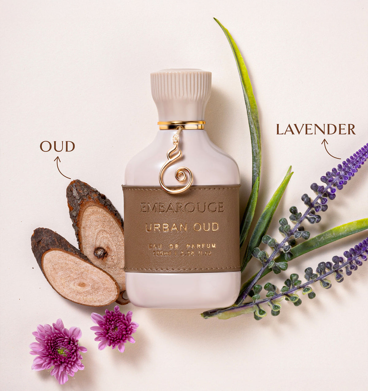 Embarouge Urban Oud Luxury perfume for him with perfume notes mentioned such as Lavender &amp; Oud